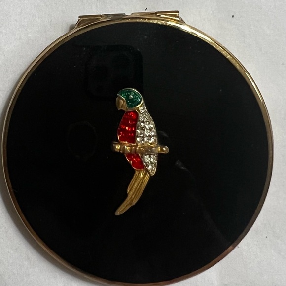 Stratton Accessories - Stratton Vintage Compact with Parrot Design